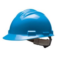 Bullard 61KBR Bullard S61 Series Blue Safety Cap With 4 Point Ratchet Headgear And Cotton Browpad